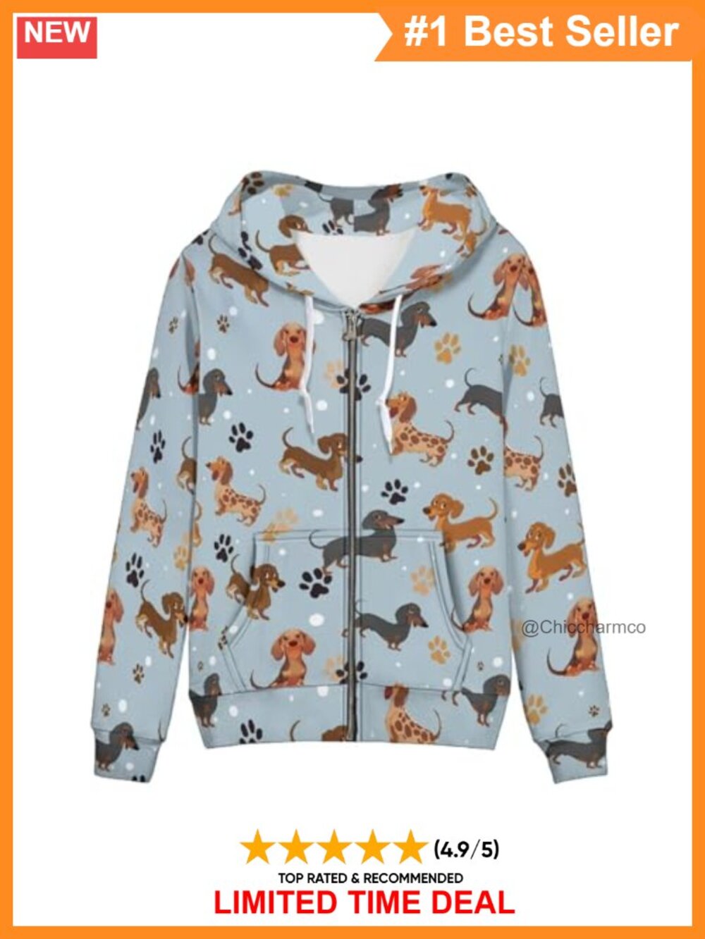 Women's Zip Up Hoodie Lightweight Polyester Spandex Graphic Print Sweatshirt